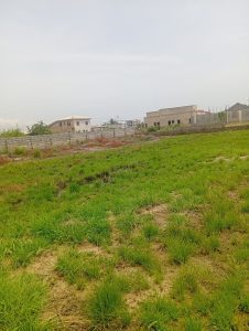Land for sale in Community 25 Tema aerial view