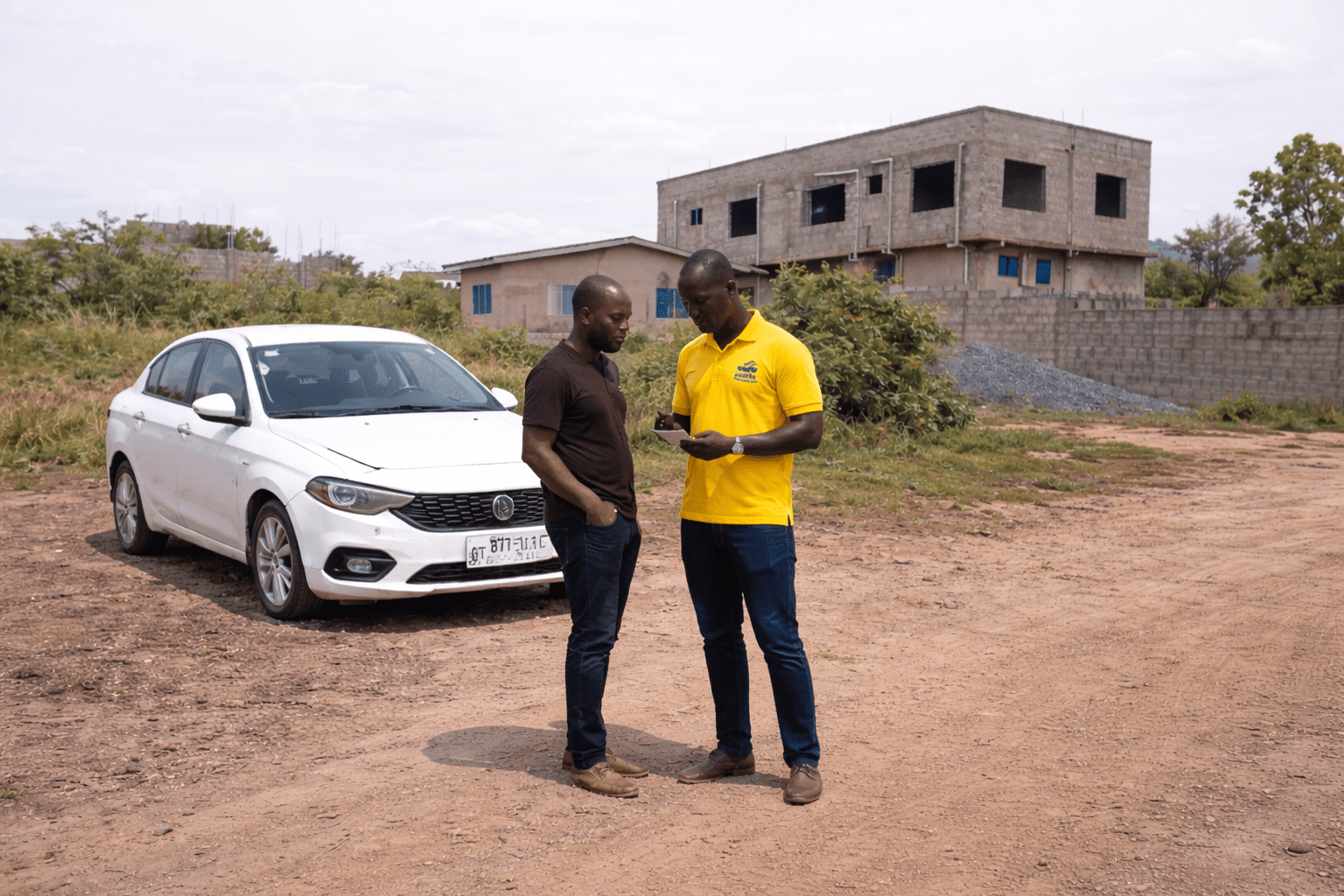 Car for land Ghana — Ocean View Properties