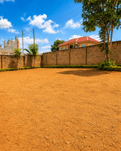 Street view of land for sale in Gbawe Agape Accra