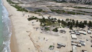 Road access to beach land for sale in Old Ningo Accra Ghana