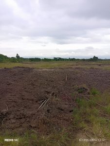 Boundary of affordable land at Asutsuare Loum Junction Greater Accra Ghana